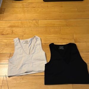 Stella seamless plunge tank tops
